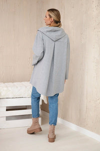 Punto Milano Hoodie 6722 / – Gray цвет / color | Lexline Fashion