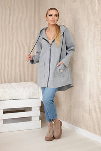 Punto Milano Hoodie 6722 / – Gray цвет / color | Lexline Fashion