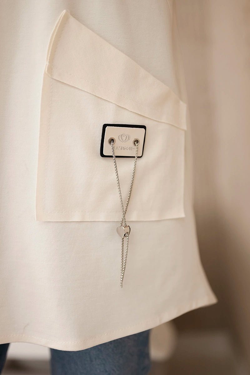 Punto Milano Hoodie 6722 / – Light || Beige цвет / color | Lexline Fashion
