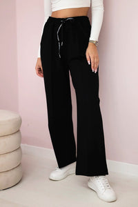 Punto Milano Wide - leg Pants ART52111 / – Black цвет / color | Lexline Fashion