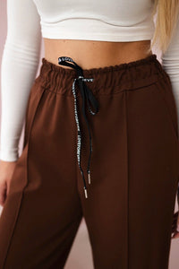 Punto Milano Wide - leg Pants ART52111 / – Brown цвет / color | Lexline Fashion