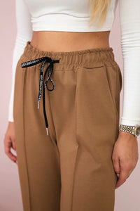 Punto Milano Wide - leg Pants ART52111 / – Camel цвет / color | Lexline Fashion