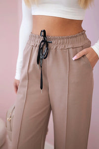 Punto Milano Wide - leg Pants ART52111 / – Fango цвет / color | Lexline Fashion