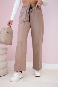 Punto Milano Wide - leg Pants ART52111 / – Fango цвет / color | Lexline Fashion