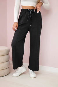 Punto Milano Wide - leg Pants ART52111 / – Graphite цвет / color | Lexline Fashion