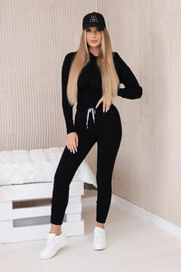Set blouse + pants 9323 / – Black цвет / color | Lexline Fashion