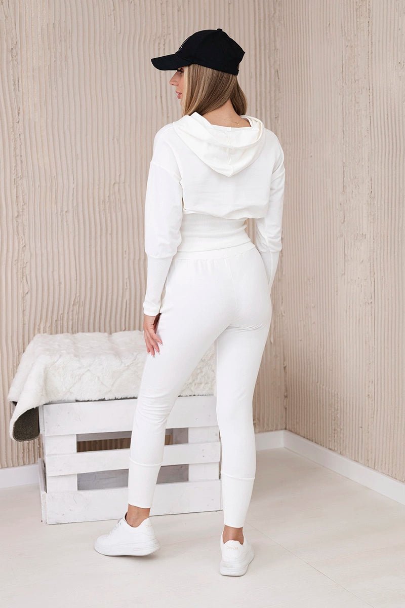 Set blouse + pants 9323 / – Ecru цвет / color | Lexline Fashion