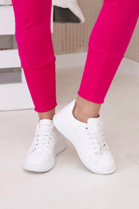 Set blouse + pants 9323 / – Fuchsia цвет / color | Lexline Fashion
