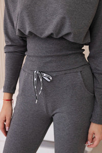 Set blouse + pants 9323 / – Graphite цвет / color | Lexline Fashion