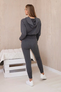 Set blouse + pants 9323 / – Graphite цвет / color | Lexline Fashion