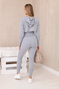 Set blouse + pants 9323 / – Gray цвет / color | Lexline Fashion