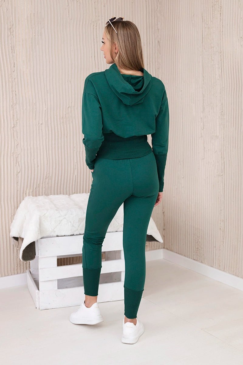 Set blouse + pants 9323 / – Green цвет / color | Lexline Fashion