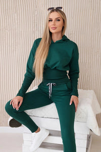Set blouse + pants 9323 / – Green цвет / color | Lexline Fashion