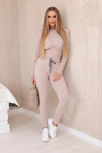 Set blouse + pants 9323 / – Light || Beige цвет / color | Lexline Fashion