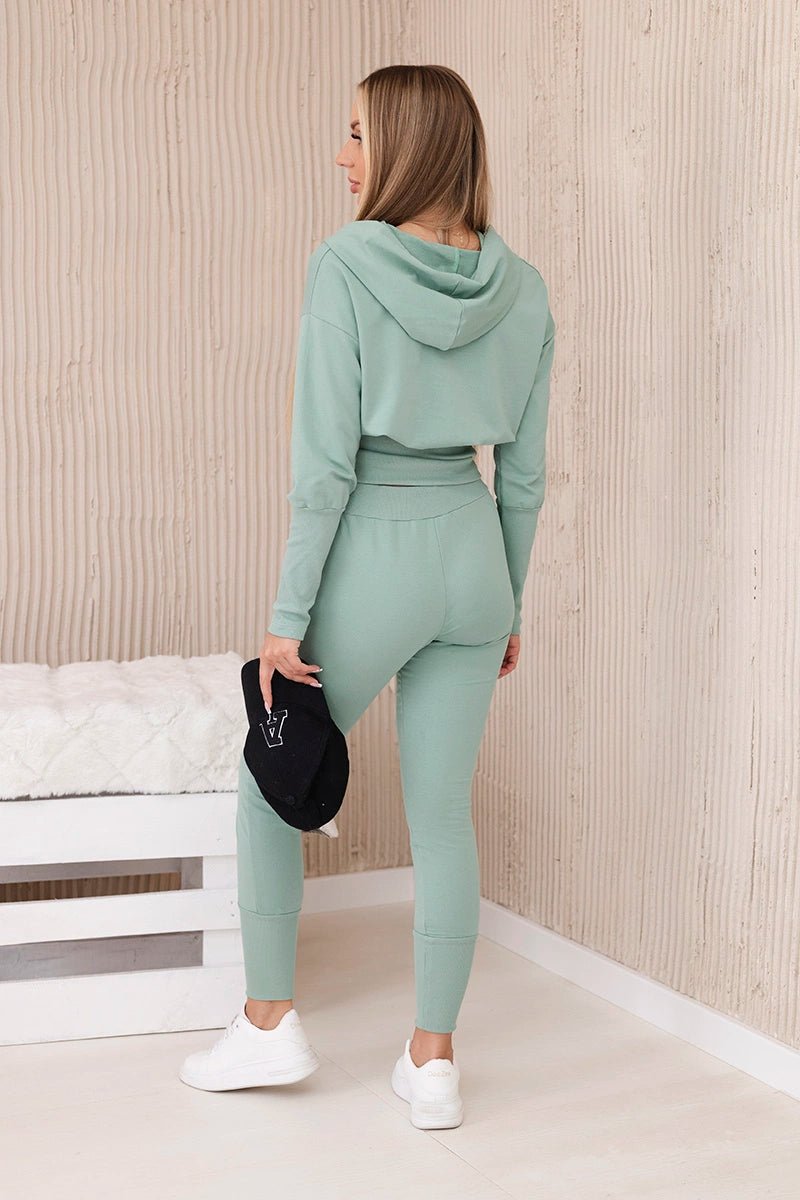 Set blouse + pants 9323 / – Mint || Dark цвет / color | Lexline Fashion