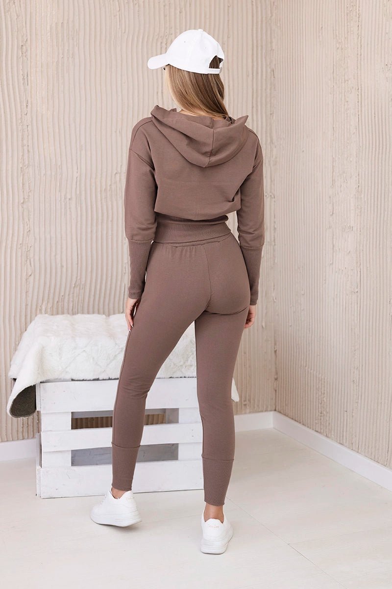 Set blouse + pants 9323 / – Mocca цвет / color | Lexline Fashion