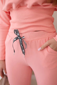 Set blouse + pants 9323 / – Salmon цвет / color | Lexline Fashion