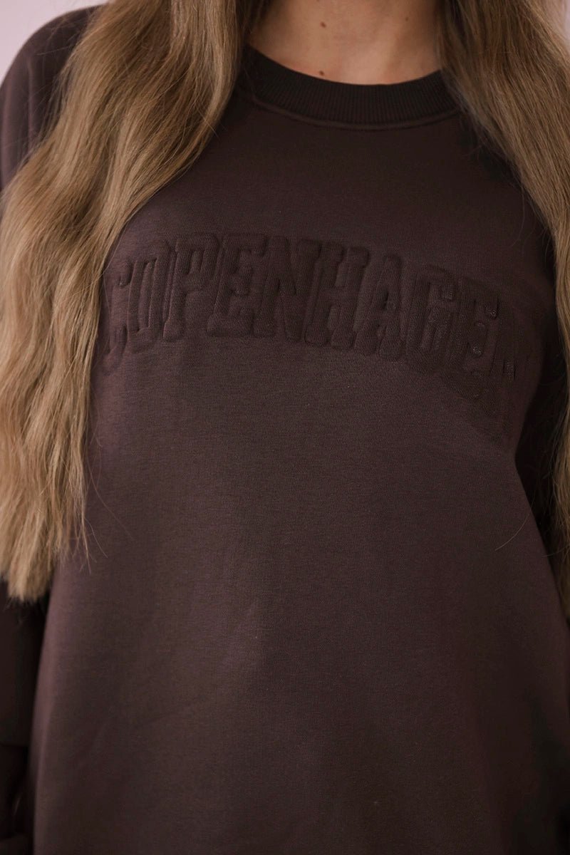 Set Copenhagen 9597 / – Brown цвет / color | Lexline Fashion