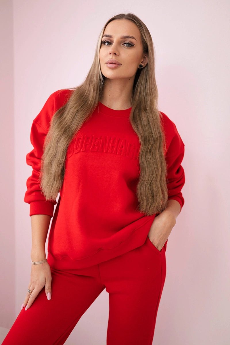 Set Copenhagen 9597 / – Red цвет / color | Lexline Fashion