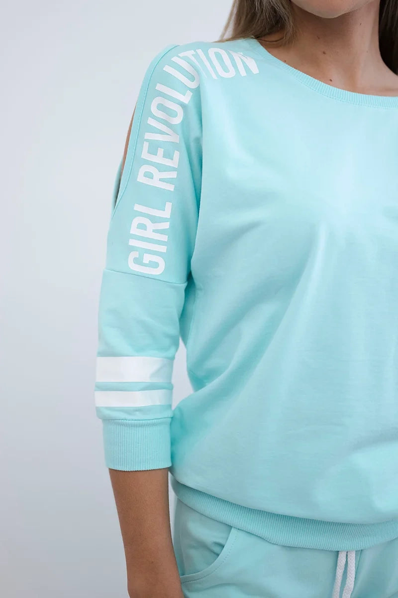 Set with print Girl Revolution 8849