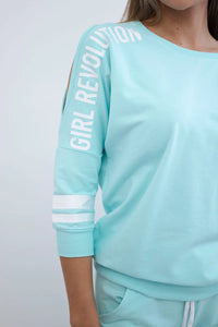 Set with print Girl Revolution 8849