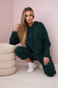 Set Milano hoodie + pants 7036T / – Camel цвет / color | Lexline Fashion