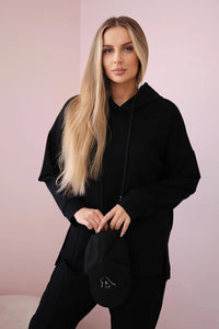 Set Milano hoodie + pants 7036T / – Dark || green цвет / color | Lexline Fashion