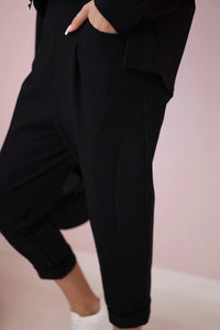 Set Milano hoodie + pants 7036T / – Dark || green цвет / color | Lexline Fashion