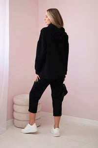 Set Milano hoodie + pants 7036T / – Dark || green цвет / color | Lexline Fashion