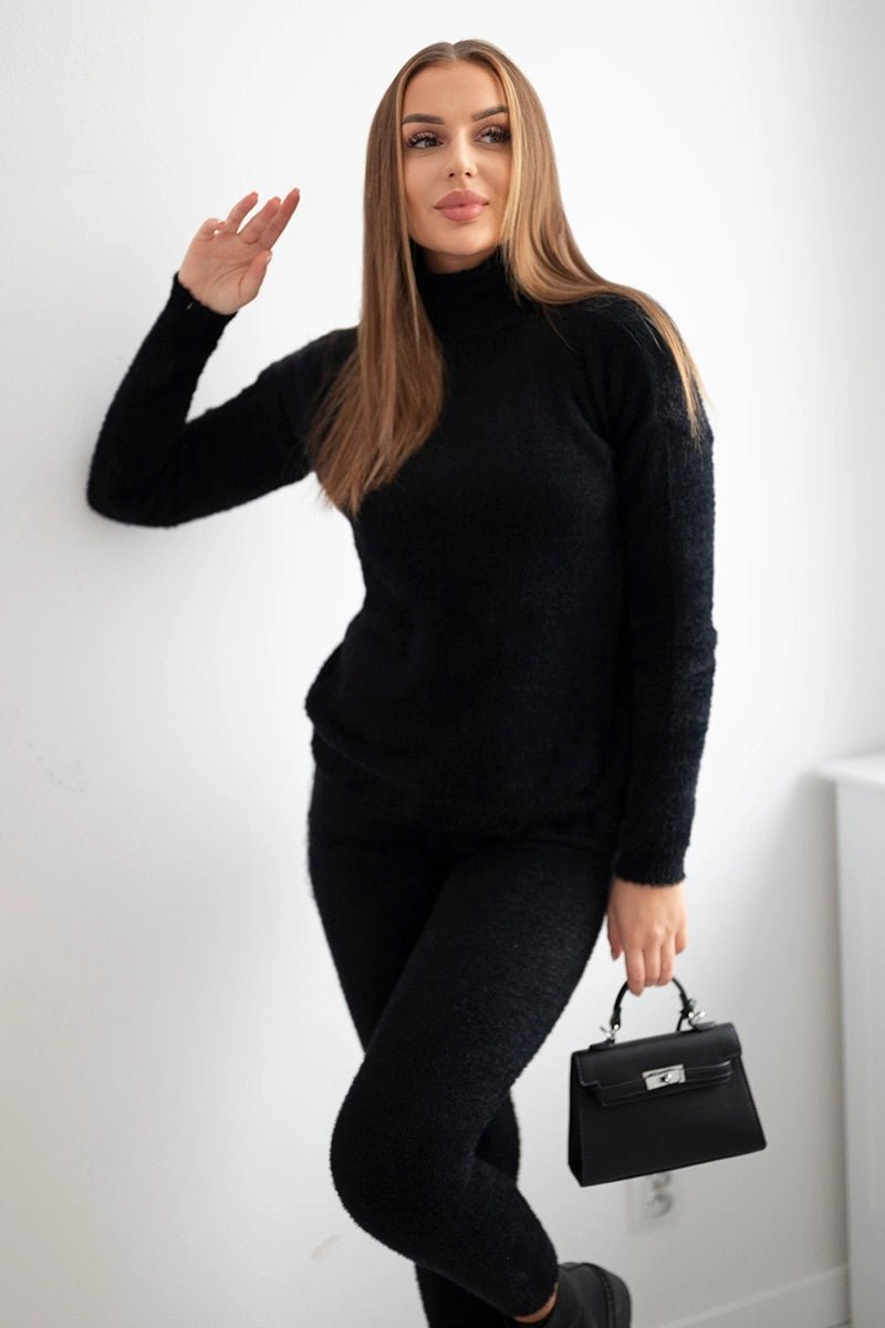 Set of blouse and pants 2021 - 6 / – Black цвет / color | Lexline Fashion