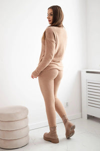 Set of blouse and pants 2021 - 6 / – Camel цвет / color | Lexline Fashion