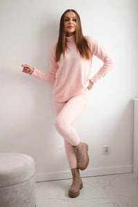Set of blouse and pants 2021 - 6 / – Powder цвет / color | Lexline Fashion