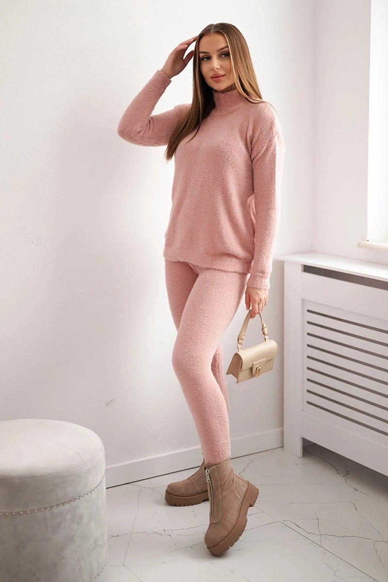 Set of blouse and pants 2021 - 6 / – Powder || Dark цвет / color | Lexline Fashion