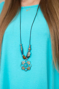 Set of blouse + pants with pendant 1025A / – Mint цвет / color | Lexline Fashion