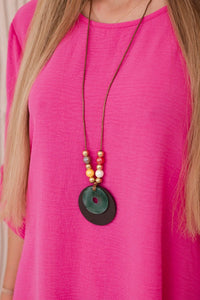 Set of blouse + pants with pendant 1025A / – Pink цвет / color | Lexline Fashion