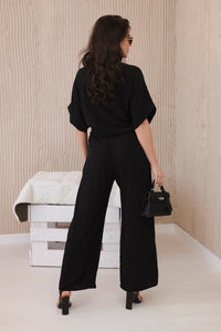 Set of blouse with pants 5963 / – Black цвет / color | Lexline Fashion