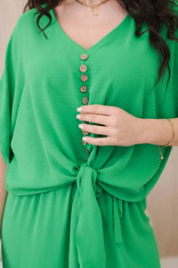 Set of blouse with pants 5963 / – Green || Light цвет / color | Lexline Fashion