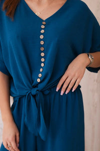 Set of blouse with pants 5963 / – Marine цвет / color | Lexline Fashion