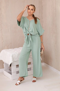 Set of blouse with pants 5963 / – Mint цвет / color | Lexline Fashion