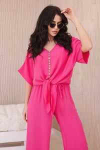 Set of blouse with pants 5963 / – Pink цвет / color | Lexline Fashion