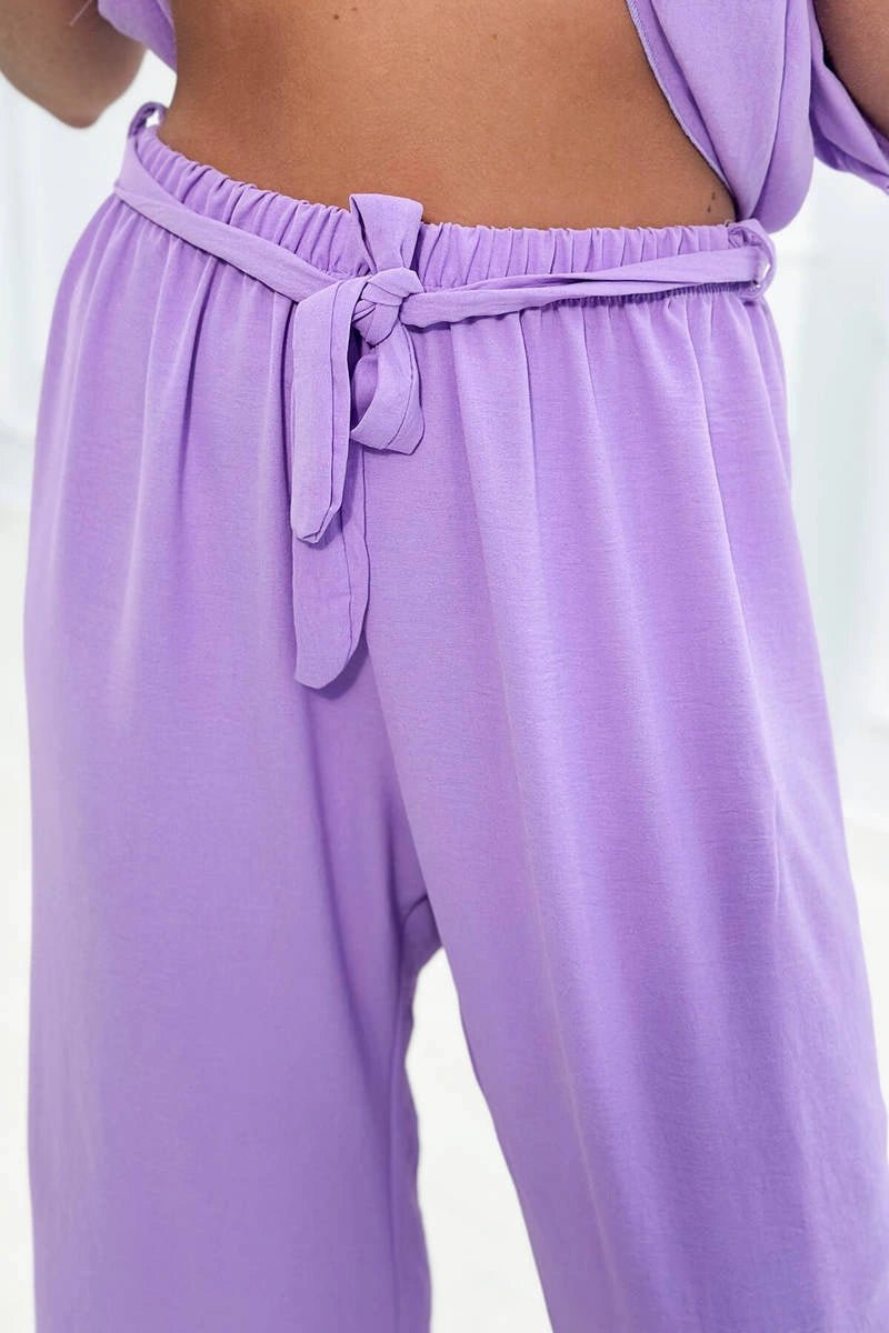 Set of blouse with pants 5963 / – Purple || Light цвет / color | Lexline Fashion