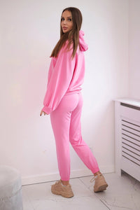 Set of hoodie and pants 9337 / – Pink || Light цвет / color | Lexline Fashion