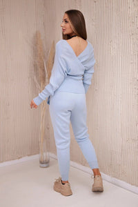 Set of sweater and pants 2021 - 11 / – Blue цвет / color | Lexline Fashion