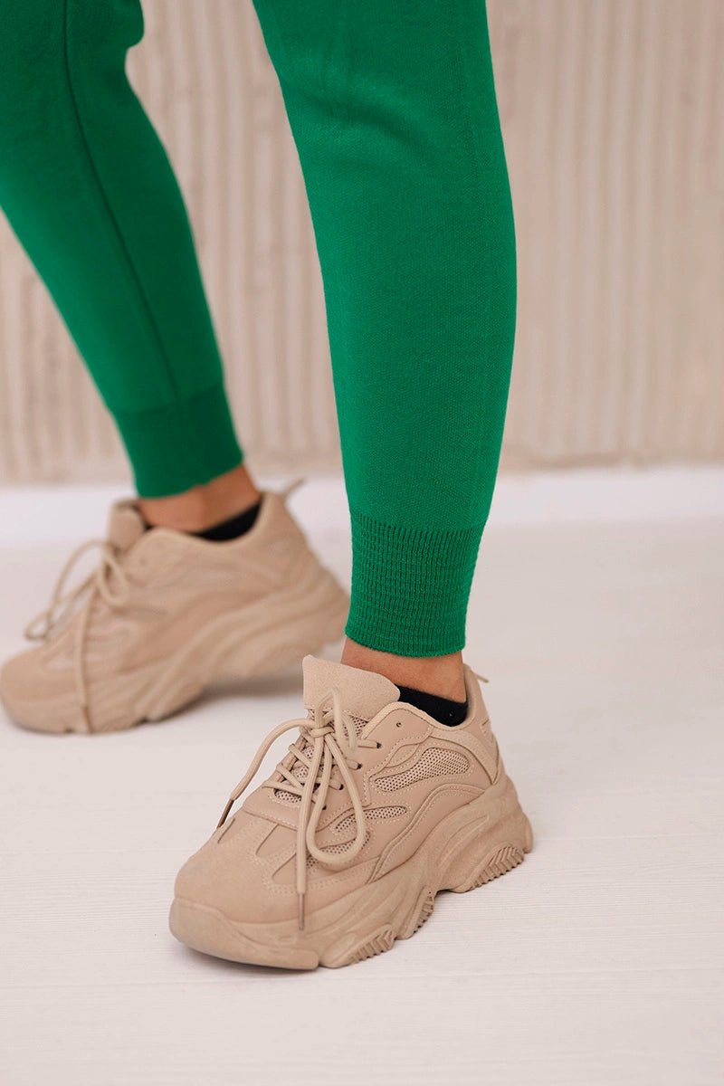 Set of sweater and pants 2021 - 11 / – Green цвет / color | Lexline Fashion