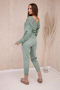 Set of sweater and pants 2021 - 11 / – Mint || Dark цвет / color | Lexline Fashion