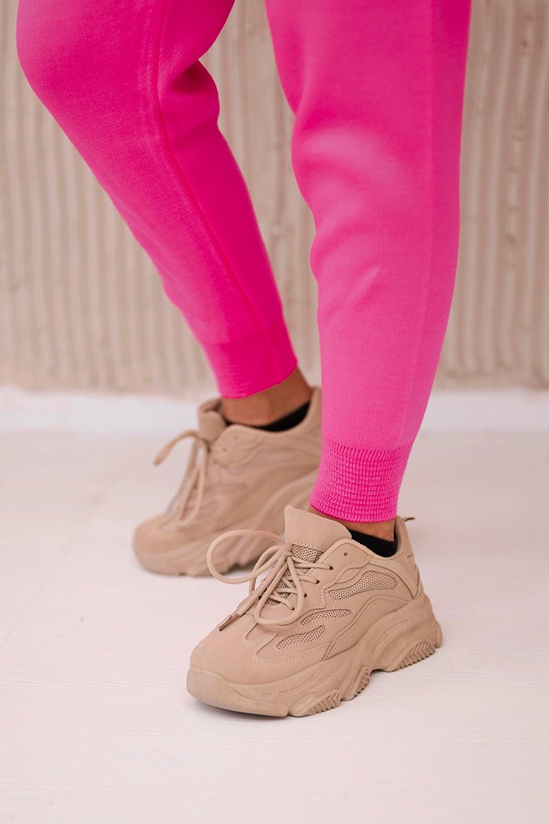 Set of sweater and pants 2021 - 11 / – Neon pink цвет / color | Lexline Fashion