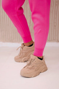 Set of sweater and pants 2021 - 11 / – Neon pink цвет / color | Lexline Fashion