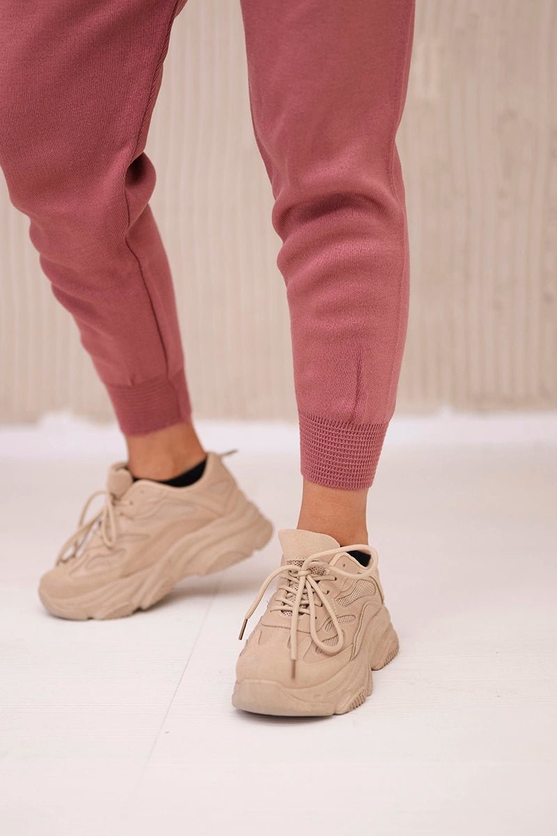 Set of sweater and pants 2021 - 11 / – Pink || Dark цвет / color | Lexline Fashion