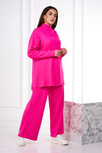 Set of Sweatshirt and Pants 2023 - 1N / – Neon pink цвет / color | Lexline Fashion
