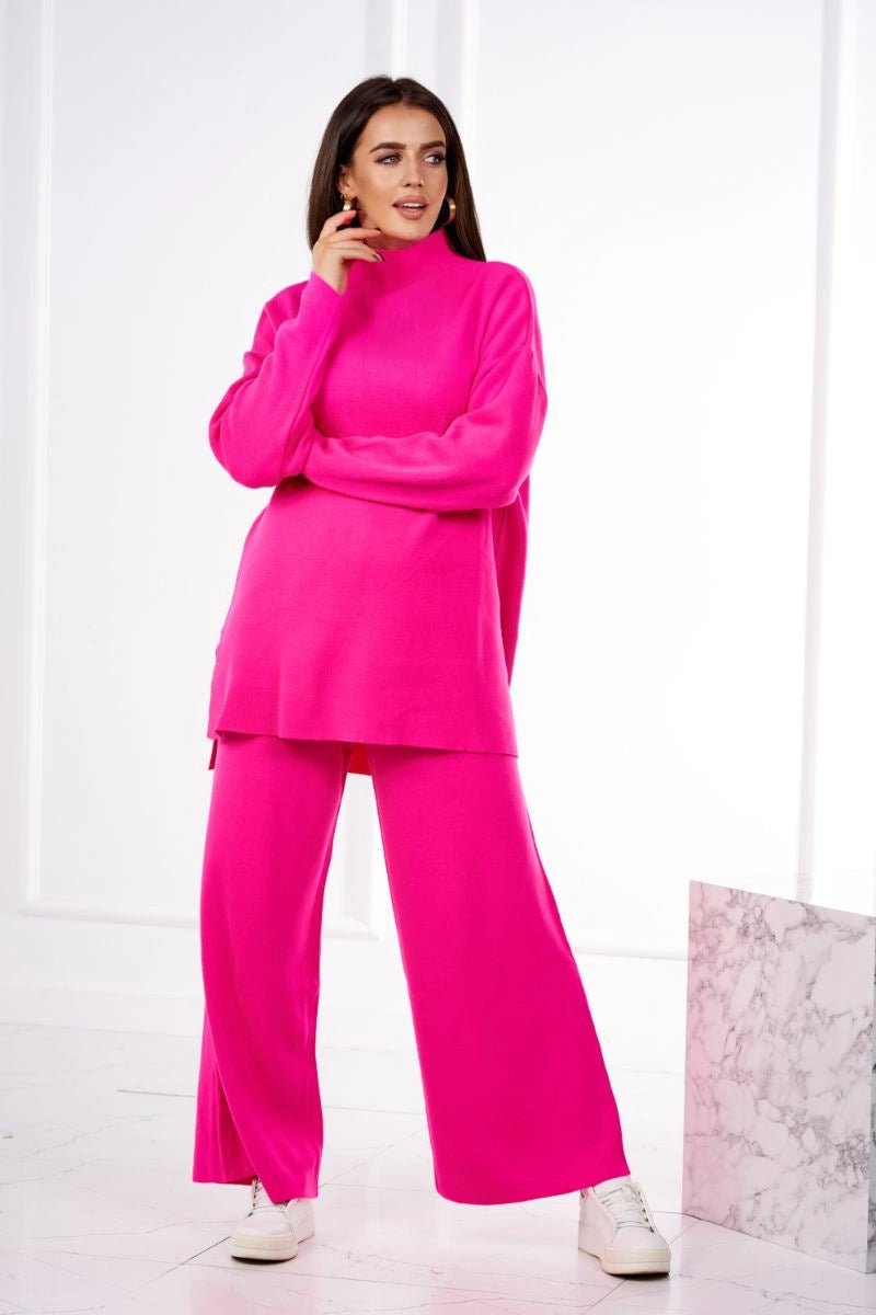 Set of Sweatshirt and Pants 2023 - 1N / – Neon pink цвет / color | Lexline Fashion